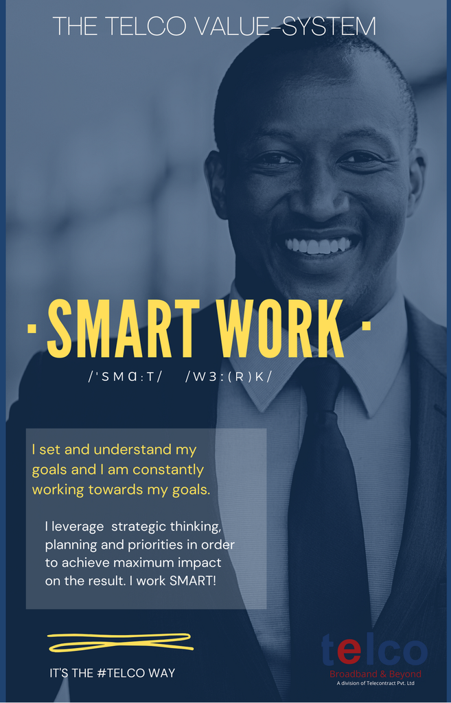 #telcoWay Values 2: Smart Work