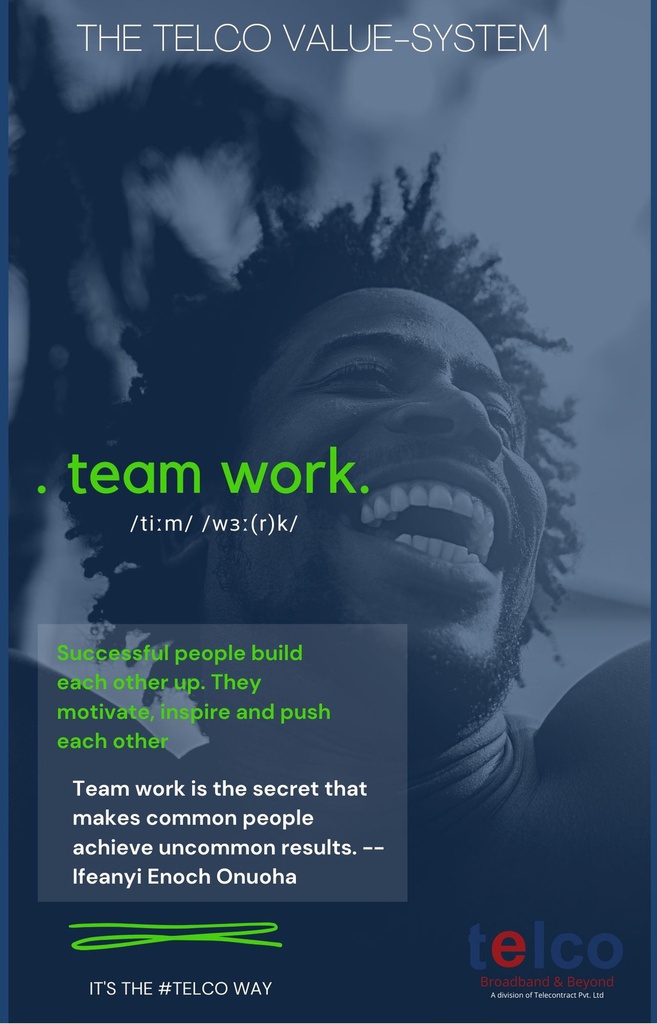 #telcoWay Values 3: Team Work