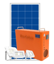 Bhokis Power Can Kit, With Solar (0.5Kva 1Kwh)
