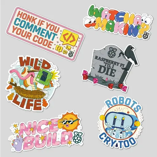 Raspberry Pi Sticker Pack 