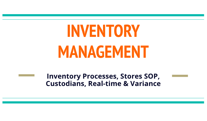 Telco Inventory Course 101 (Variance)